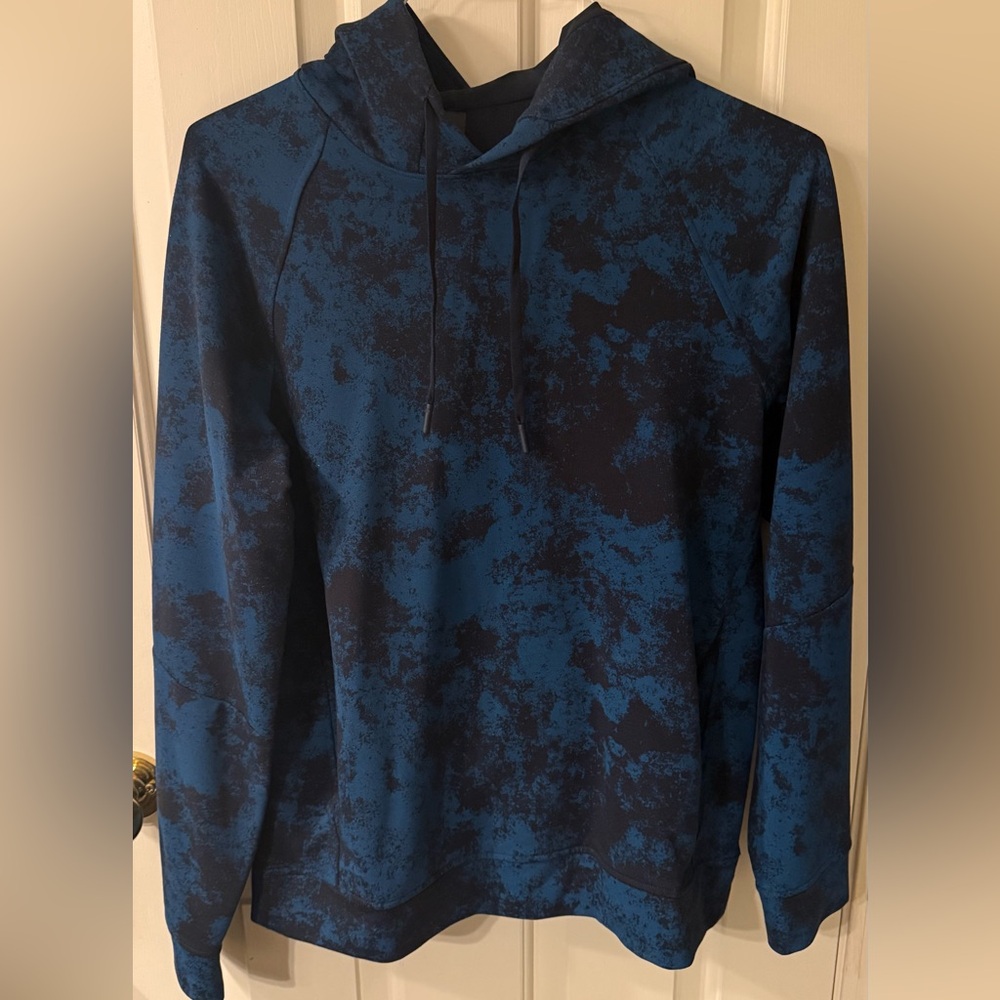 lululemon athletica Blue and Black Patterned Hoodie unisex